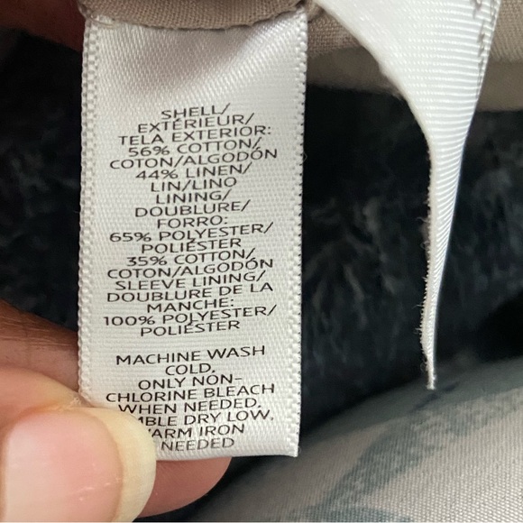 Ann Taylor LOFT Cotton Linen Blazer Jacket - Picture 2 of 8